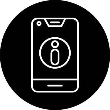 vektör cep telefon simgesi