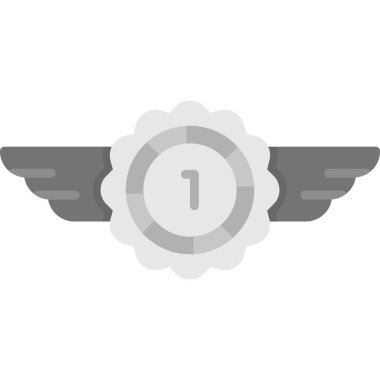 izole uçak simgesi tasarımı