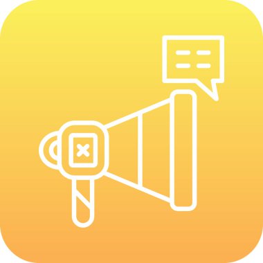 Kişisel ve ticari kullanım için hoparlör vektör simgesi simgesi vektör çizimi..