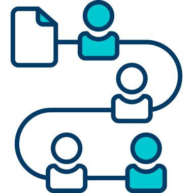 İnsan simgesinin vektör illüstrasyonu