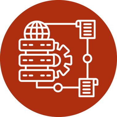 seo modern simgesinin vektör illüstrasyonu