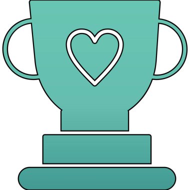 Bardak. Web simgesi basit illüstrasyon