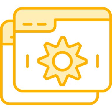 Vektör illüstrasyonu, basit simge