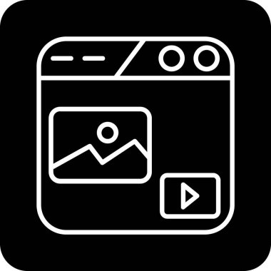 seo modern simgesinin vektör illüstrasyonu