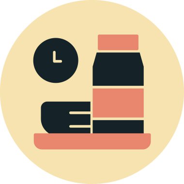 Tıp simgesi vektör illüstrasyonu