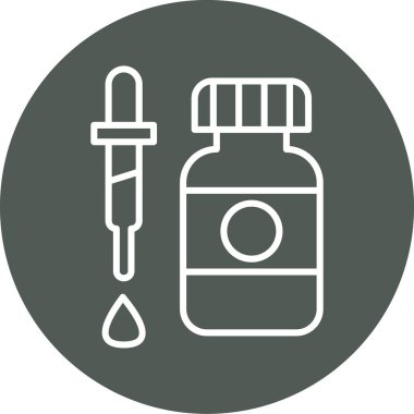 Şişe. Web simgesi basit illüstrasyon