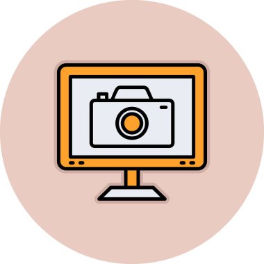 bilgisayar simgesi vektör illüstrasyonu