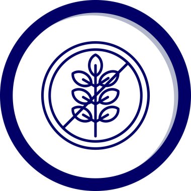 Bitki. Web simgesi basit tasarım