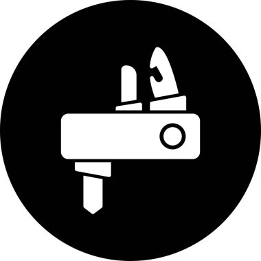 Kamera. Web simgesi basit illüstrasyon