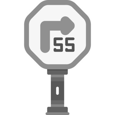 Seo ve teknoloji simgesinin vektör illüstrasyonu.