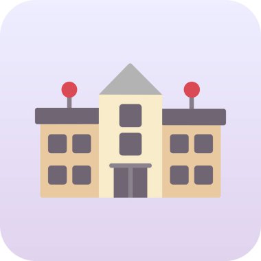 okul oluşturma vektör simgesi