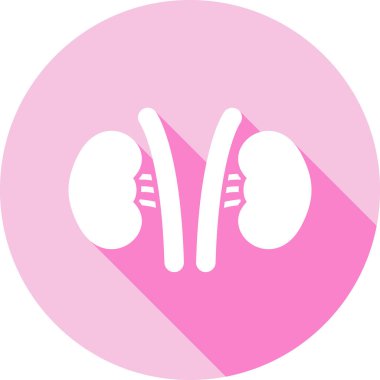 Böbrek simge vektör çizim