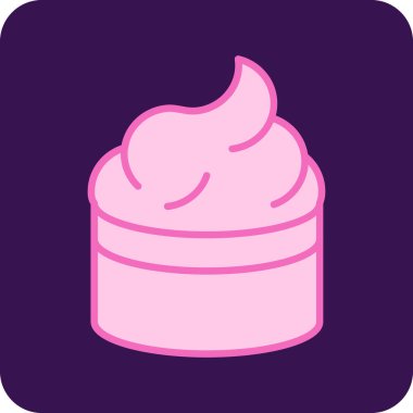 Tatlım. Basit simge vektör illüstrasyonu