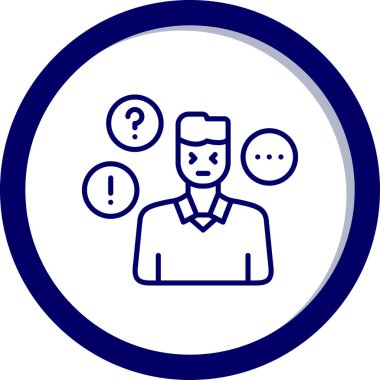 iş adamı simgesi vektör illüstrasyonu