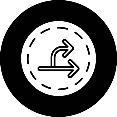 Modern simgenin vektör illüstrasyonu