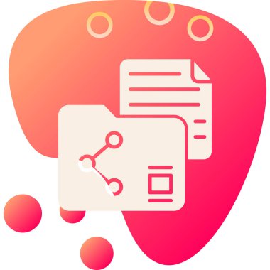 Veri analizi. Web simgesi basit illüstrasyon