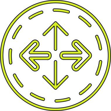 Oklar. Web simgesi basit illüstrasyon