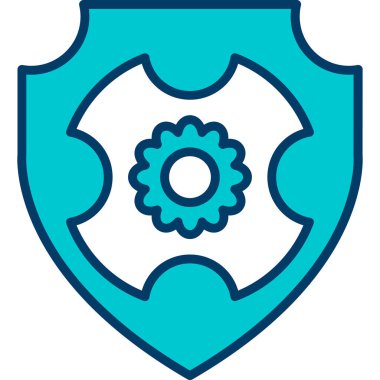 kalkan web vektör illüstrasyonu