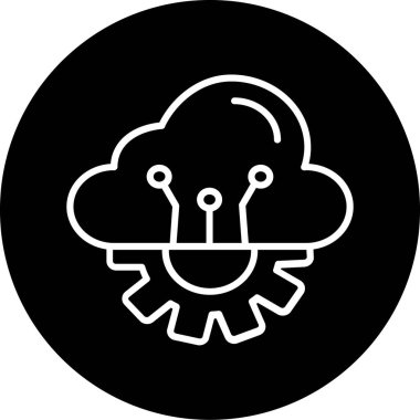 mantar simgesi, basit vektör illüstrasyonu