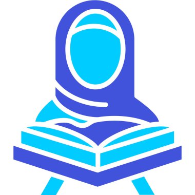 öğrenci web simgesi basit illüstrasyon