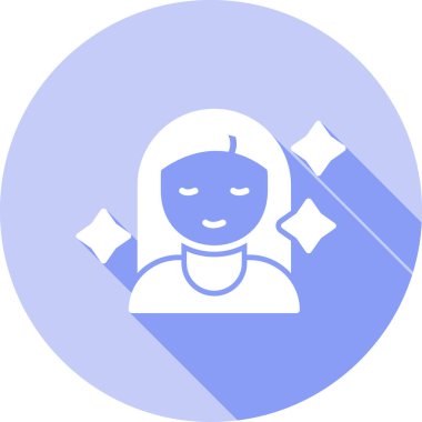 Kadın simgesi, vektör illüstrasyonu