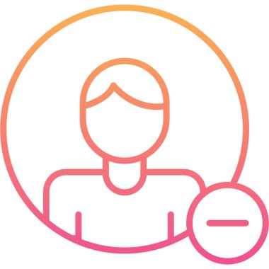 Kadın. Web simgesi basit illüstrasyon