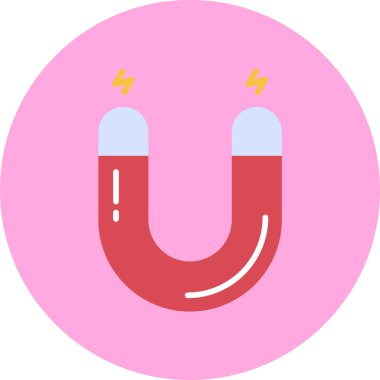 mıknatıs simgesi vektör çizimi