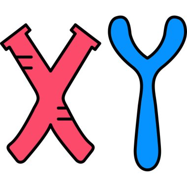 x x x x simgesi. vektör illüstrasyonu