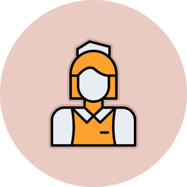 işçi avatar izole simge tasarımı