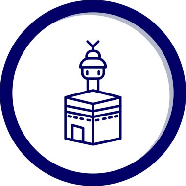 Cami simgesi vektör illüstrasyonu