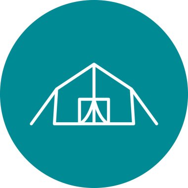 Eşsiz Ev Vektör Satırı Simgesi