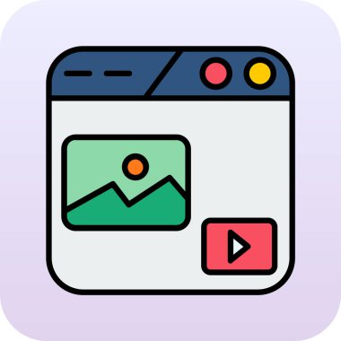 seo modern simgesinin vektör illüstrasyonu