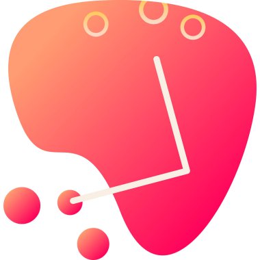 Beyin. Web simgesi basit tasarım