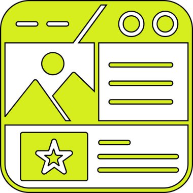 seo modern simgesinin vektör illüstrasyonu