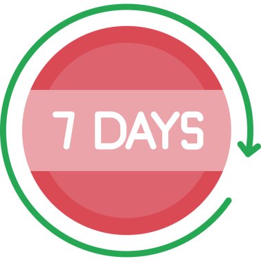 modaya uygun düz biçimli gün simgesi arkaplanda izole.