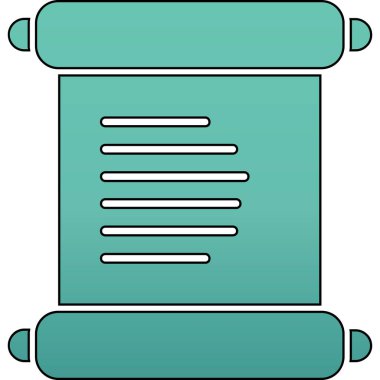 Basit ve minimalist kitap vektörü çizimi