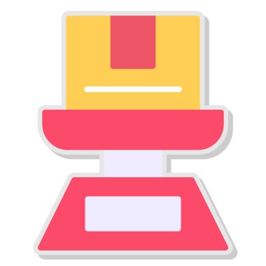 Vektör illüstrasyonu, simge ögesi arkaplanı