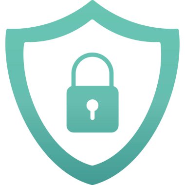 lock icon, vector illustration simple design
