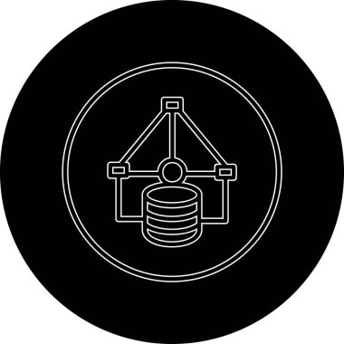 seo modern simgesinin vektör illüstrasyonu