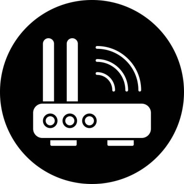 Yönlendirici simgesi, vektör illüstrasyonu