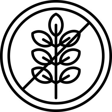 Yaprak. Web simgesi basit illüstrasyon