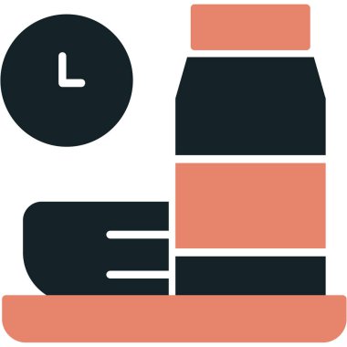 Şişe. Web simgesi basit illüstrasyon