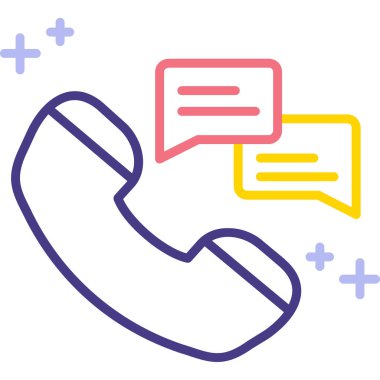 İletişim. Web simgesi basit tasarım