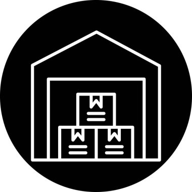 Bir ev simgesinin vektör illüstrasyonu