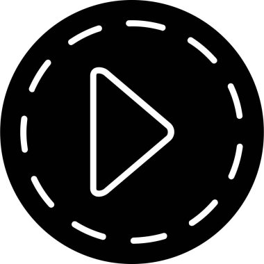 Moda Biçimli İzole Arkaplanda Simge Çal