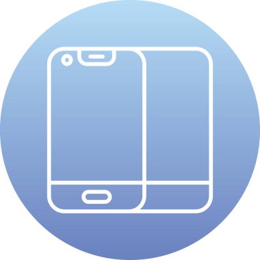 Vektör akıllı telefon simgesi illüstrasyonu