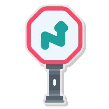 trafik sinyal simgesi vektör illüstrasyonu