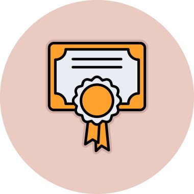 Rozet Simgesi Moda Biçiminde İzole Arkaplan