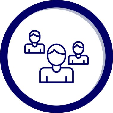 İnsan simgesinin vektör illüstrasyonu