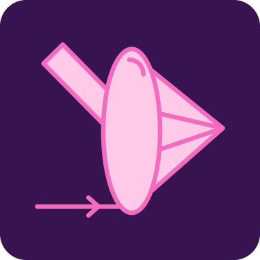 Çizgi film simgesinin vektör çizimi